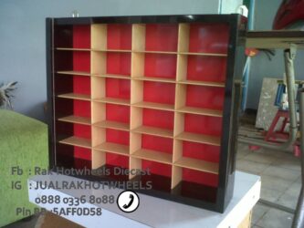 Pesan Rak Hot Wheels Diecast, Rak Hot Wheels Kayu